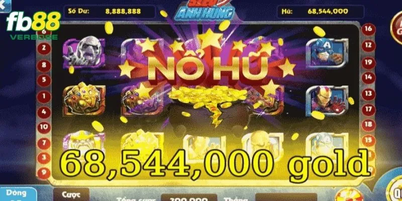 Nổ hũ tại FB88 là trò chơi có sức cuốn cao